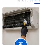 AC Deep Cleaning service in Tiruvarur by BSG Air Cooling System technician